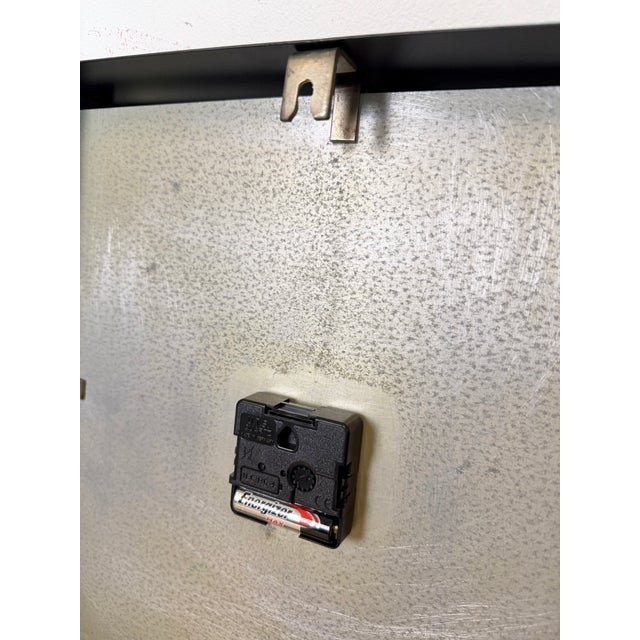 Industrial Black Square Wall Clock from Pragotron, 1980s For Sale - Image 18 of 18