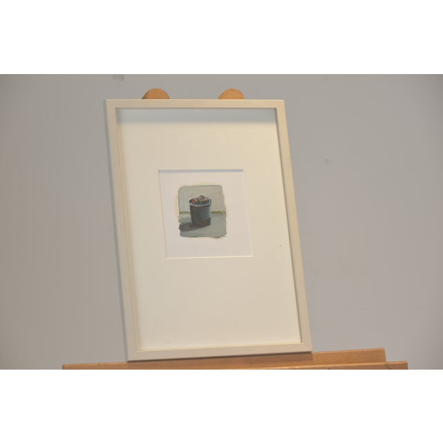 Bucket with Fruit, Jochen Pankrath, 2008, Oil on Paper For Sale - Image 4 of 6