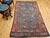 Gray Antique Caucasian Karabagh Area Rug, Hand-Knotted Wool, Geometric Design, Ivory & Blue, 5x8 For Sale - Image 8 of 17