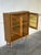 Oak Glass Cabinet With Open Shelf Danish Mid-Century Modern 1960s For Sale - Image 11 of 11