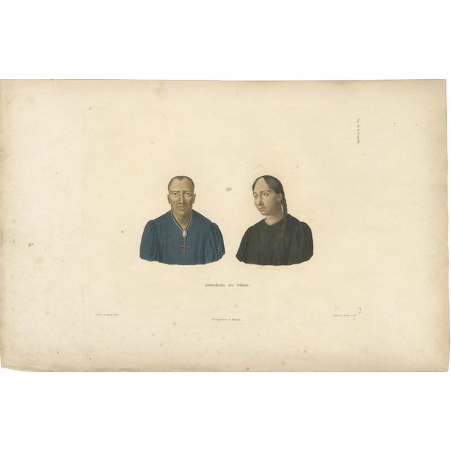 Indigenous People of Peru, 1828, Paper For Sale