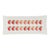 Large Mid 20th Century Georges Briard Glass Strawberry Serving Tray For Sale