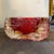 Alessandro Mandruzzato 1970s Mandruzzato Modernist Red Sommerso Murano Glass Ashtray For Sale - Image 4 of 10