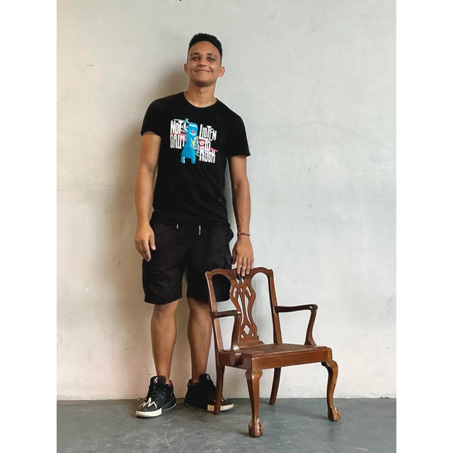 Early 20th Century Vintage Regency Paine Furniture Claw and Ball Fireside Chair For Sale - Image 5 of 6