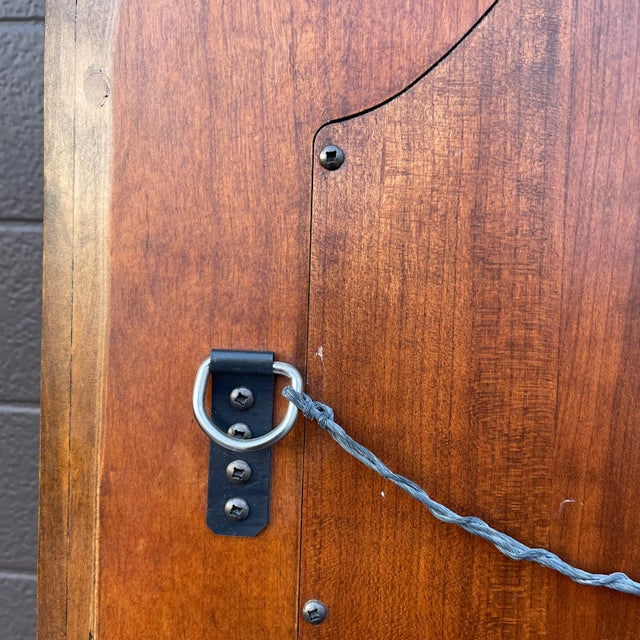 Wood Ethan Allen Tuscany Collection Arched Mirror With Walnut Burl (32-5310) For Sale - Image 7 of 8