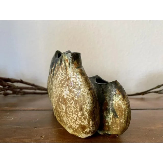 Sculptural Form 500 Pottery Vase by Helmut Schäffenacker, 1960s or 1970s For Sale - Image 11 of 14