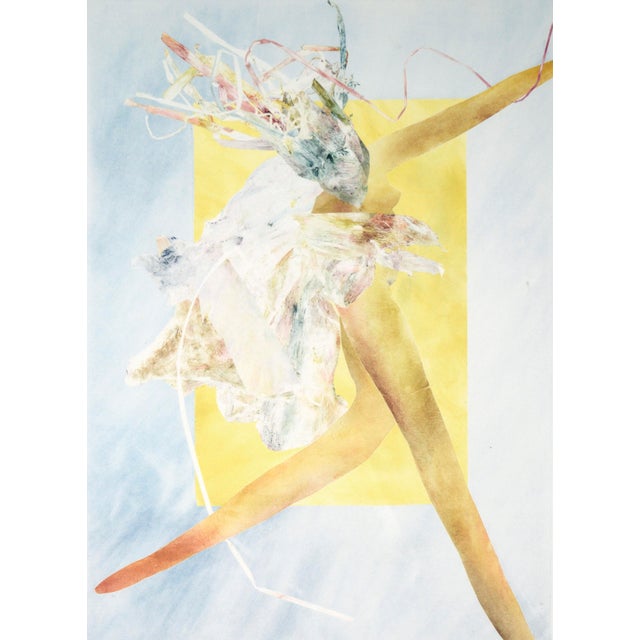 Modern "Sale Julia" Abstract Figurative Monotype of a Dancer by Linda O'Hagan For Sale - Image 3 of 9