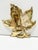Vintage Solid Brass Leaf Door Knocker, Botanical Entry Hardware, Hollywood Regency Decor For Sale - Image 10 of 10