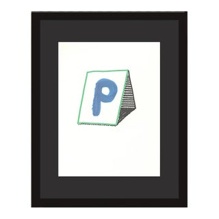 1990s 'P' From 'Hockney's Alphabet' by David Hockney - Framed For Sale
