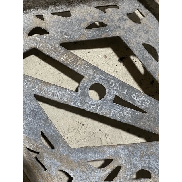 15th Century & Earlier Antique Gothic Church Cathederal Sconce Plate Base Part Single Arm For Sale - Image 5 of 6