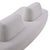 Zerani Curved Sofa With Movable Backrests For Sale In New York - Image 6 of 10