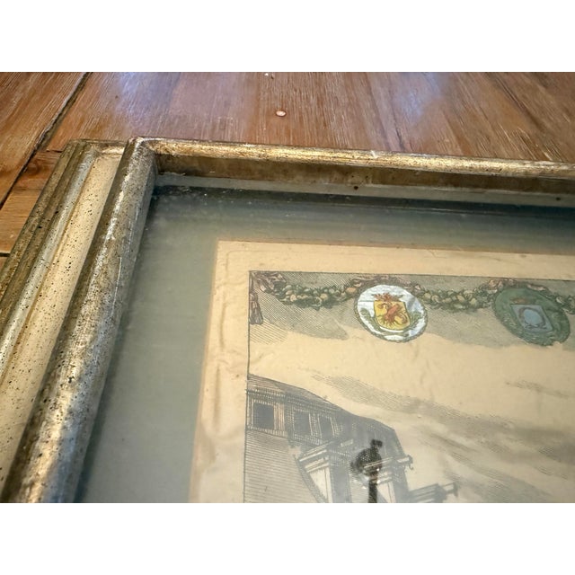 Early 18th Century Oldest Central Bank, Stockholm, Sweden, Isaak Sailmaker Delin. Engraving, 1691 - 1705 For Sale In New York - Image 6 of 10