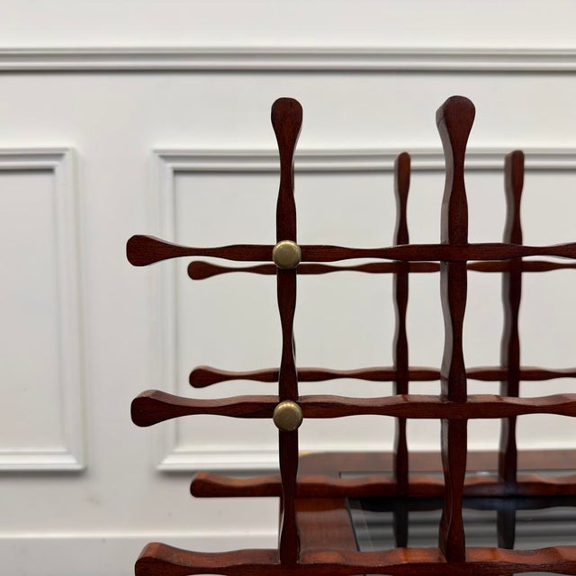 Large Wine Rack for Bookshelf from Globe Wernicke For Sale - Image 6 of 7