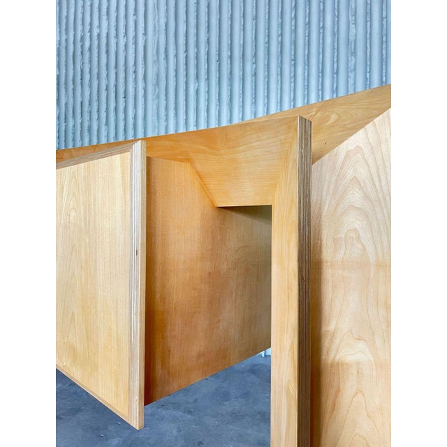 Handmade Asymmetrical Sideboard, 1980s For Sale - Image 10 of 18