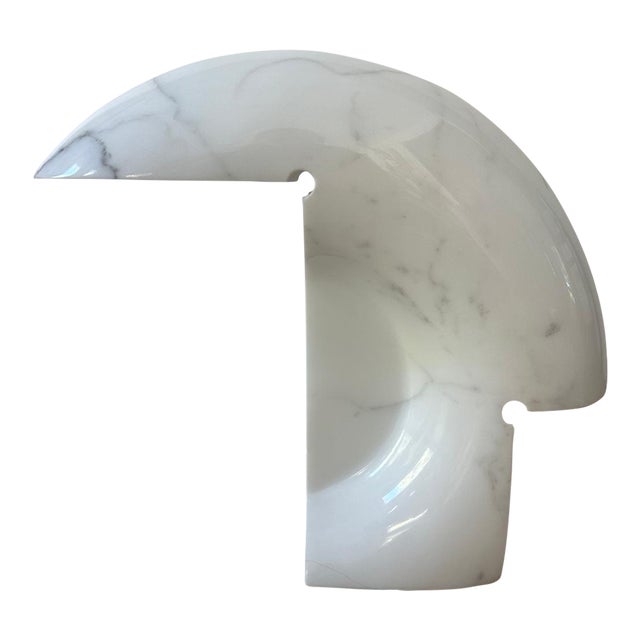 1960s Flos Lighting Biagio Table Lamp White/Matte For Sale