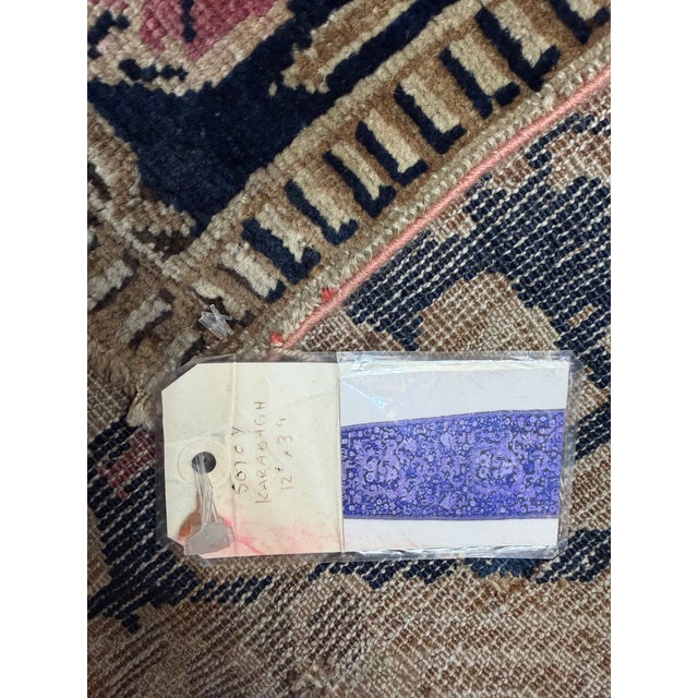 1900s Antique Karabagh Palmette and Floral Runner Rug For Sale In Los Angeles - Image 6 of 7