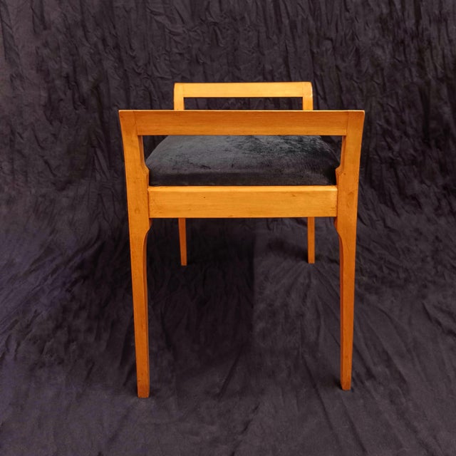 Biedermeier Style Stool, 1920s For Sale - Image 3 of 5