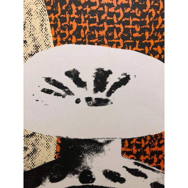 Abstract 1980s Silkscreen Nyc Artist Edith Isaac-Rose For Sale - Image 3 of 7