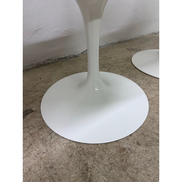 Eero Saarinen Fully Upholstered Tulip Side Chairs for Knoll - Set of Four For Sale - Image 15 of 17