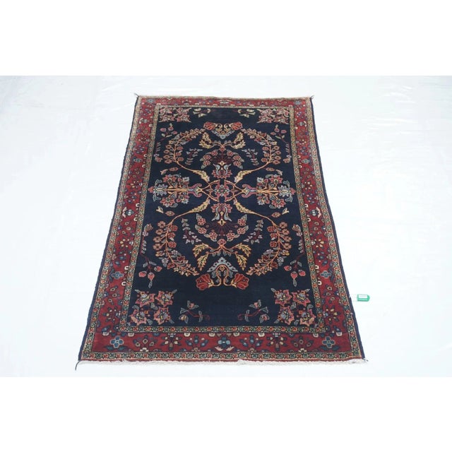 Antique Mohajeran Sarouk Rug 2'5'' x 4'9'' For Sale In New York - Image 6 of 11