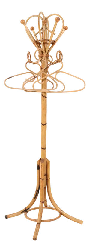Bamboo Coat Rack in the Style of Franco Albini, 1960s