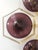 Amethyst 21st Century Hive Satin Brass Amethyst Bubbles Murano Flush Mount by Fabio LTD For Sale - Image 8 of 9