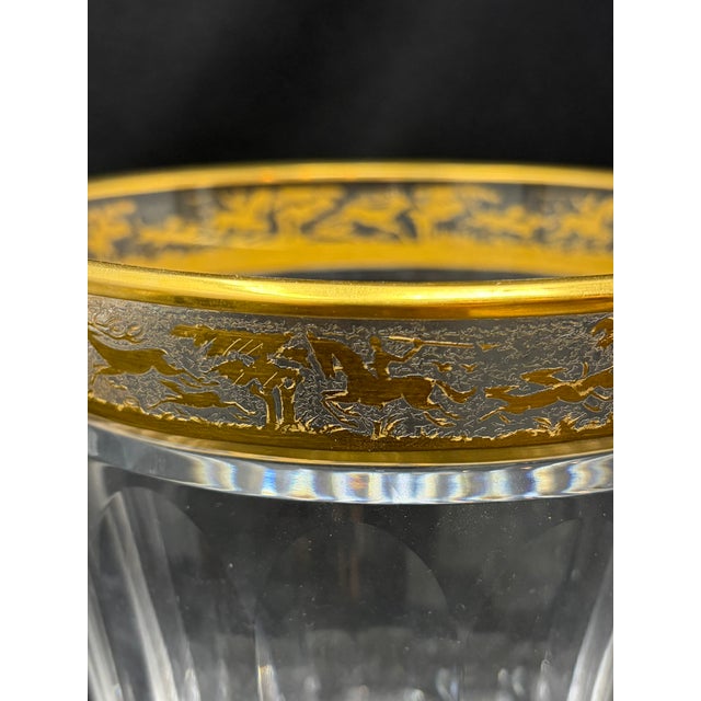 Mid 20th Century Josair Crystal Ice Bucket For Sale - Image 4 of 10