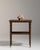 19th Century 19th Century France Rich Walnut Brown Carved Walnut Side Table With Shelf For Sale - Image 5 of 11
