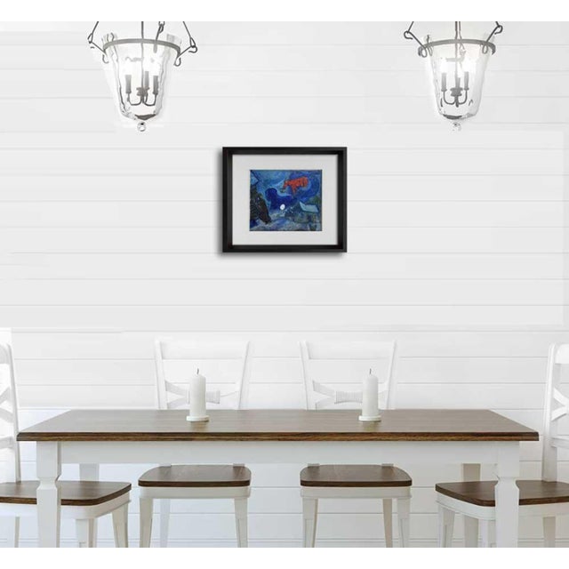 Marc Chagall Limited Edition Lithograph. 48,8 x 36 cm. Titled: In my Homeland. Limited Edition Lithograph printed on...