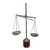 Vintage Brass Copper Metal Wood Large Balance Scales For Sale