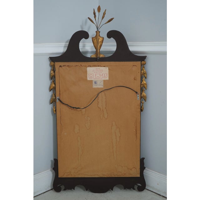 Friedman Brothers Vintage Model 4832 Chippendale Style Mahogany Mirror For Sale - Image 10 of 11