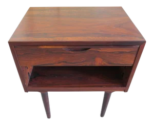 Arne Vodder Odense Danish Sculpted Rosewood Nightstand