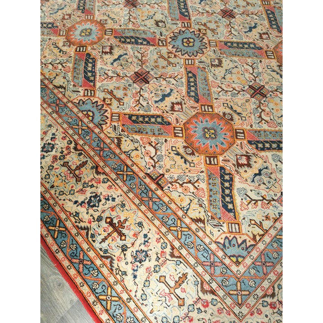 Large Antique Oriental Rug, 1930s For Sale - Image 4 of 15