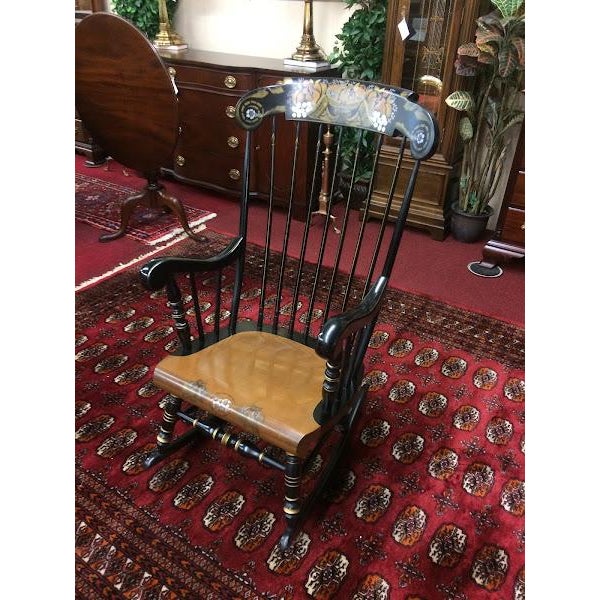 Vintage Rocking Chair, Ethan Allen Boston Rocker Chairish