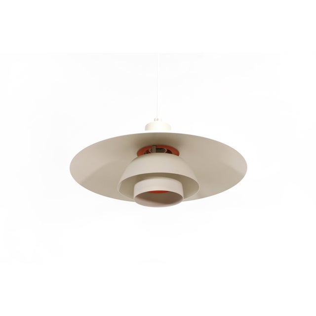 Vintage pendant lamp by Poul Henningsen for Louis Poulsen. This lamp is called PH 4/3. The lamp is designed to give you...