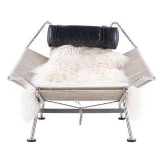 Flag Halyard Lounge Chair by Hans J. Wegner For Sale