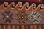 Burgundy Shabby Chic Soumak Rust/Ivory Wool Rug - 6'2'' X 8'0'' For Sale - Image 8 of 10