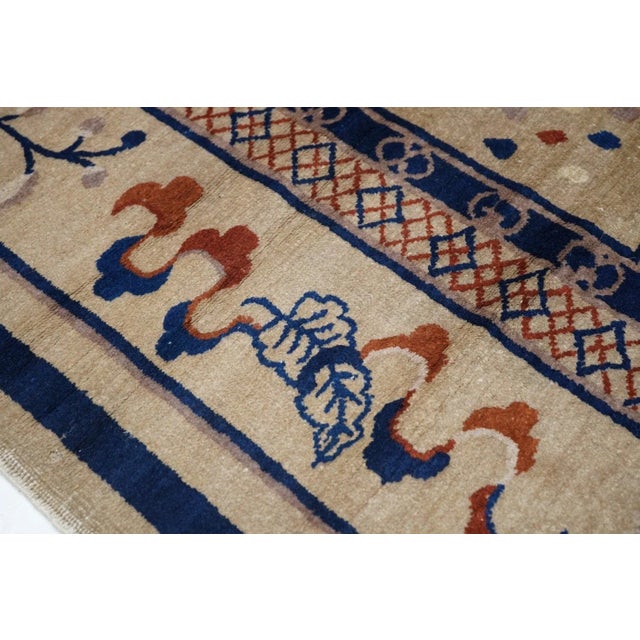 Textile Antique Peking Rug 9'2'' x 11'5'' For Sale - Image 7 of 12