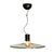 1970s Large Chandelier in Thick Glass, Chrome and Black Lacquered Metal, Italy, 1970s For Sale - Image 5 of 11