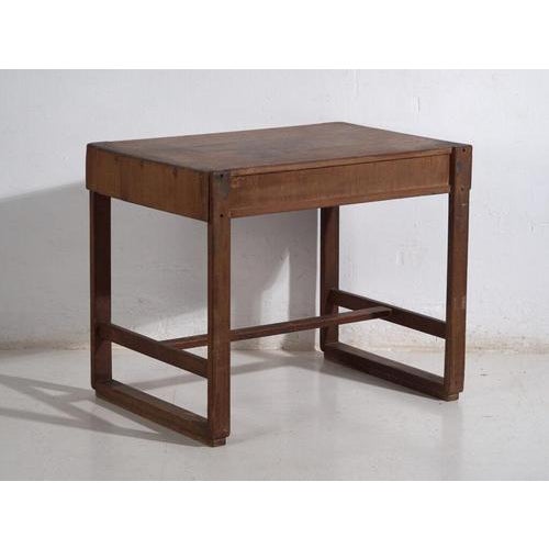 Antique Japanese Tsukue Writing Desk in Wood For Sale - Image 10 of 12