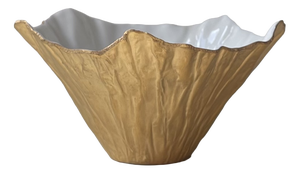 Gilt Porcelain Bowl by Violise Lunn for Royal Copenhagen, 2000s