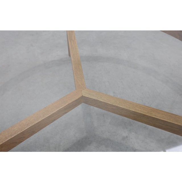 Modern Table in Ceder Wood and Glass, Italy, Late 20th Century For Sale - Image 10 of 13