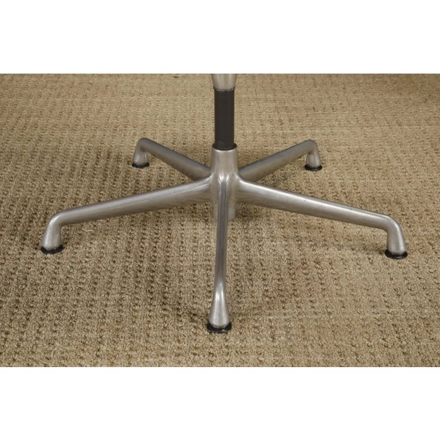 Orange 'Aluminum Group' Swivel Chair by Charles Eames for Herman Miller, 1980s, Signed For Sale - Image 8 of 17