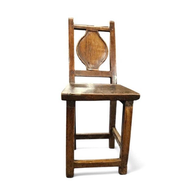 18th Century Farmhouse Chair with Wood Peg Construction For Sale - Image 5 of 9