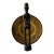 Vintage African Ebony Wood Drummer Figurine For Sale