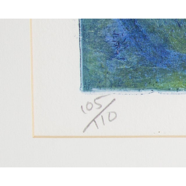“Floral Flourish” Abstract Intaglio Print by Shoichi Hasegawa For Sale In Indianapolis - Image 6 of 8