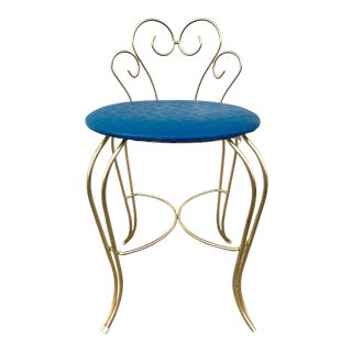 Late 20th Century Vintage Original Detecto Vanity Stool For Sale