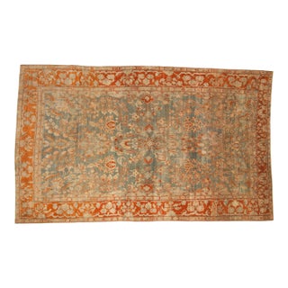 Antique Distressed Sarouk Carpet - 8'3" x 13'4" For Sale