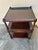 Antique mahogany three-tier serving trolley or whatnot. Great condition. Sturdy. Casters roll smoothly. H: 28 inches W x...