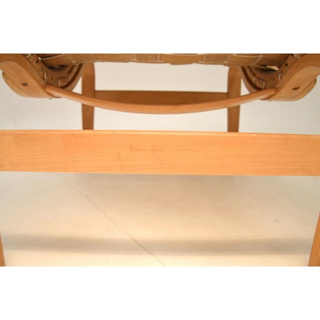 Vintage Swedish Stud Armchair attributed to Bruno Mathsson for Dux, 1960s For Sale - Image 11 of 12